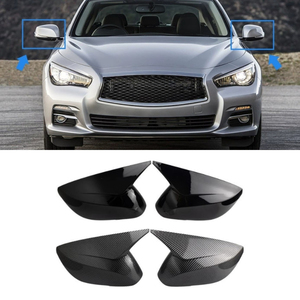 ฝาครอบกระจกมองข้างรถยนต์ ป้องกันรอยขีดข่วน สำหรับ Infiniti Q50 Q60 Q70 Q50l 2014-2021 ชุดแต่งรถยนต์ อุปกรณ์ตกแต่งรถยนต์ - Product Image 1
