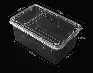 Terrario Portatile Trasparente per Rettili e Serpenti in PP, Multi-Misura, Professionale, Fai-da-te, con Coperchio - Ideale per l'Allevamento - Vendita Calda - Product Image 6