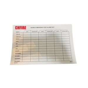 Etichetta di Sicurezza per Registrazione Estintore in PVC, Vendita Calda - Product Image 1
