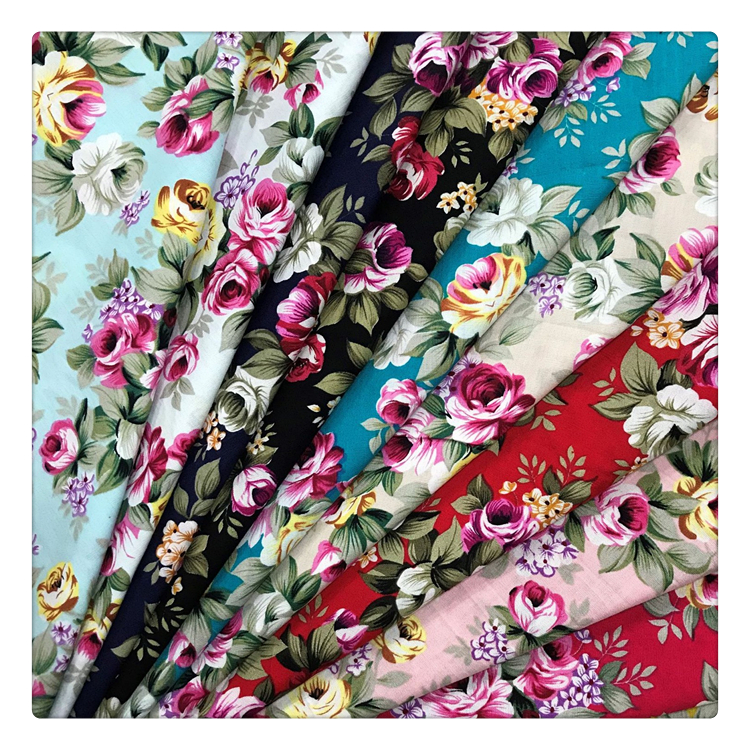 Cotton Poplin Shorts 60s 150gsm Organic Cotton Poplin Fabric Stock Customize Printed For Shirts Wholesale
