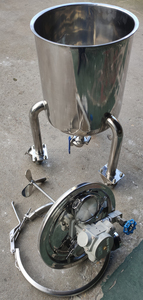 Réservoir de mélange industriel <span class=keywords><strong>en</strong></span> acier inoxydable 304/316L agitateur pneumatique mobile mélangeur équipement cosmétique alimentaire chimique - Product Image 3