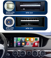 Precio de fábrica 10,25 "8G + 128G Android13 reproductor Multimedia de coche para Mercedes Benz Clase S W221 W216 GPS Auto Radio Video CarPlay