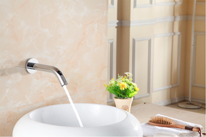 Vòi Nước Điện Tử Gắn Tường Cảm Biến Nước Vòi Nước Cảm Biến Hồng Ngoại Vòi Chậu Rửa Nguồn Điện Chính Vòi Cảm Biến Không Cần Chạm - Product Image 2