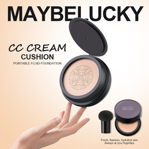 MAYBELUCKY Polvo Suelto <span class=keywords><strong>CC</strong></span> Corrector Base Crema Hidratante Maquillaje Nude con Efecto Cojín de Aire - Product Image 4