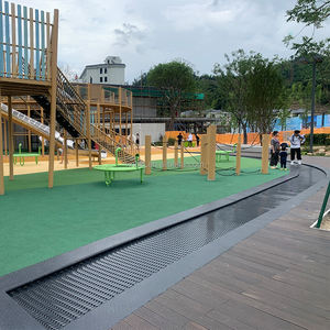 Fácil de configurar trampolim parque Um trampolim inground no quintal da família Playground cama stretch piso - Product Image 6