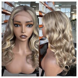 Parrucche di Capelli Umani Ondulati Lunghi a Consegna Rapida, Biondo Cenere, Onde Naturali per Donne, Uso Quotidiano, Capelli Grigio Argento Cenere, Resistenti al Calore - Product Image 4