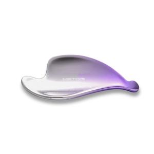 Herramienta de Masaje Facial Guasha de Metal con Degradado Morado y Logotipo de Marca de Moda, Etiqueta Privada para Proveedores - Product Image 5