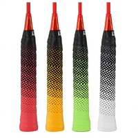 Bande adhésive antidérapante en PU pour raquette de badminton, sérigraphiée, confortable, pour tennis, pickleball, padel, accessoires d'overgrip