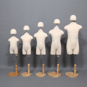 Mannequin en mousse épaissie pour la partie supérieure du corps avec tête, pour vitrine de magasin de vêtements pour enfants, pose debout, vente en gros - Product Image 2