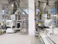 Entièrement automatique Farine Grain Alimentation Son Remplissage Emballage Pliant Machine À Coudre Plateau Tournant Huit Stations-Prix Direct Usine Nouveau
