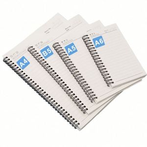 Cuaderno Espiral Personalizado con Cubierta de PVC, 100 Hojas, Estilo Ejecutivo, Impresión Serigráfica, para la Escuela, Tamaños A6, B5, A4, A5, al Mejor Precio - Product Image 1