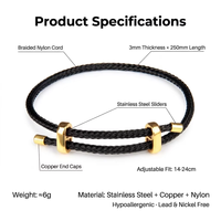 Bracelet porte-bonheur rouge tendance, cordon tressé réglable avec breloque dorée, vente en gros, personnalisation OEM en vrac