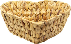 Bandejas para servir de jacinto de agua minimalistas superventas, bandeja decorativa en forma de corazón hecha a mano de Vietnam - Product Image 2