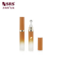 Flacon roll-on pour crème contour des yeux à pompe sans air 7,5 ml 10 ml 15 ml – Applicateur vide pour emballage cosmétique