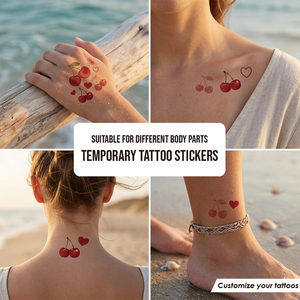Adesivi per Tatuaggi <span class=keywords><strong>Temporanei</strong></span> Impermeabili <span class=keywords><strong>Personalizzati</strong></span> Tatuaggi Finti Bianchi Crea il Tuo Design a Trasferimento d'Acqua Atossico - Product Image 2
