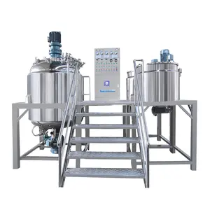 type vacuum homogenizer emulsifier mainly used for producing lotion cream emulsion products
