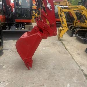 Excavadora Yanmar ViO55 con Cabina Roja, Máquina Excavadora Hidráulica Montada sobre Orugas - Product Image 6