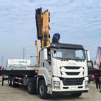 Camion-grue articulée hydraulique Isuzu 20 tonnes haute performance pour levage de charges lourdes, véhicule de transport, vente directe usine