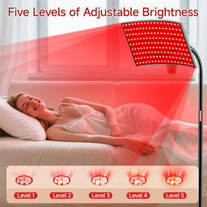 Perangkat Lampu Terapi Cahaya Merah EYCO dengan Stand, Panel Cahaya Inframerah 660nm 850nm untuk Wajah dan Tubuh, Penggunaan di Rumah - Product Image 5