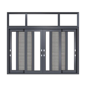 Usine Foshan chambre à coucher moderne <span class=keywords><strong>isolation</strong></span> thermique et insonorisée fenêtre en aluminium salon fenêtres en verre à <span class=keywords><strong>triple</strong></span> <span class=keywords><strong>vitrage</strong></span> en aluminium - Product Image 2