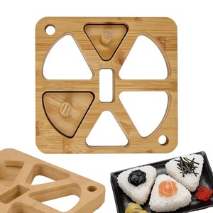 Molde de madera transfronterizo hecho a mano para bolas de arroz, de formación rápida, con estructura de presión, fácil de usar. - Product Image 1