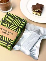 Snacks de Style Dubaï en Gros, Chocolats, Bonbons et Biscuits avec Noix en Morceaux et Barres, Motif Haricot, Vente Chaude