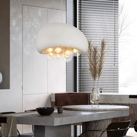 Lampes de plafond décoratives ovales en résine fabriquées en usine par Hullxine, à commande sans fil, garantie 3 ans, CE SAA