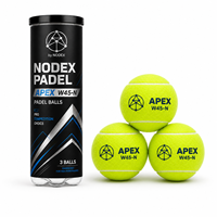 Nouvelle Arrivée - Balle de Padel en Caoutchouc Haute Élasticité et Résistance, Rose, Personnalisable avec Logo, en Boîte