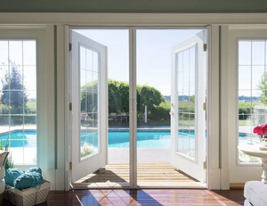 <span class=keywords><strong>Puerta</strong></span> Mosquitera Abatible a Medida con Marco de Aluminio y Malla de Fibra de Vidrio <span class=keywords><strong>para</strong></span> Patio, Venta al por Mayor - Product Image 1