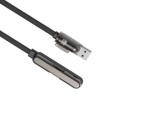 Cavo di ricarica rapida intrecciato da 240W <span class=keywords><strong>A</strong></span>+C <span class=keywords><strong>a</strong></span> C con supporto pieghevole regolabile per telefoni Android - Product Image 2