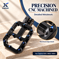 Repose-pieds larges pour moto en alliage d'aluminium CNC pour Talaria XXX MX3 MX4