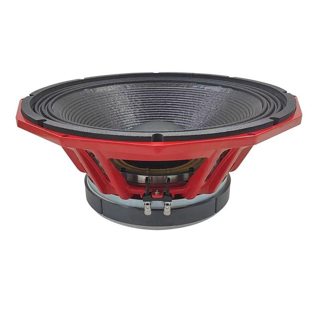 18 Inch High Power Red Frame Professional Audio Subwoofer Ferrite Magnet Stage Subwoofer Speaker