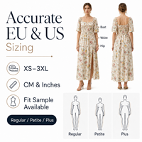 Robe florale personnalisée pour femme, vêtements décontractés en viscose imprimée, élégante, été, fabricant, fournisseur, plage, OEM, ODM