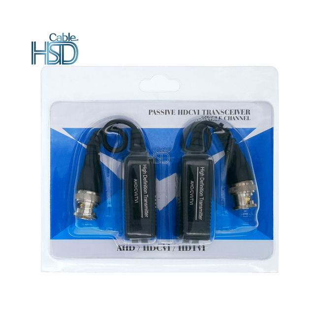 4-Channel CCTV BNC Active & Passive Video Balun 450-650M Transmission Anti-Surge Anti-Thunder Protection-Essential Accessories