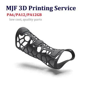 उच्च परिशुद्धता 3d प्रिंट सेवा MJF FDM रैपिड प्रोटोटाइप काले पीए नायलॉन कार्बन फाइबर 3d मुद्रण प्रोटोटाइप प्लास्टिक ABS भागों