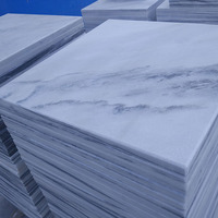 Offre Spéciale Gris-blanc de polissage 100% naturel Marbre Marqueterie De Luxe Marbre Carreaux de Pavage Utiliser Pour extérieur Pavage
