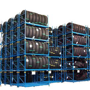 Eyda Hoge Kwaliteit 5-laags Staalversterkt Poedercoating Corrosiebestendig Garage Bandenrek Verticale Organisatie Gereedschapsrek - Product Image 1