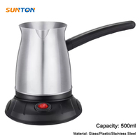 SUNTON prix de gros cafetière de style turc cafetière électrique à induction chauffe-eau mini bouilloire électrique
