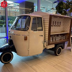 Tricycle alimentaire de Style Vintage, camion de crème glacée, voiture de café, cuisine Mobile, chariot de nourriture électrique, camion de bière de Bar Mobile - Product Image 3