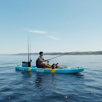ESUP Nouveau Kayak de Pêche Gonflable en Gros, Planche à Pagaie SUP, Kayak de Pêche pour Sports Nautiques, Bateau de Pêche Gonflable à Pédales