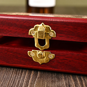 Jingyuan wooden commemorative coin storage <b>box</b>, exquisite high-density board gift <b>box</b>, Wuyishan tea packaging wooden <b>box</b>, - Product Image 2