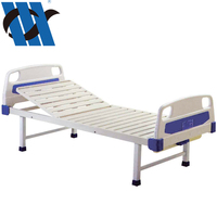 Lit en acier plat simple médical utilisé par salle commune de patient d'hôpital de conception économique YC-T0610L