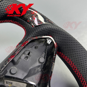 Volant personnalisé en fibre de carbone pour Volkswagen VW Golf 8 8.5 Mk8 GTI R TSI Touareg Tiguan Polo Jetta ID.X Passat T-ROC Atlas - Product Image 4