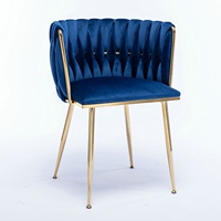 Fauteuil chaise longue à dossier haut en velours vert, capitonné, pour chambre et salon, design moderne et luxueux en tissu