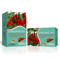Tisane Détoxifiante pour le Foie avec Silimarine et Pueraria – Emballage Personnalisé OEM et Rebranding Acceptés – Spécial Santé Hépatique