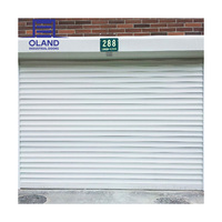 Porte de sécurité électrique à enroulement isolée en aluminium pour magasin, entrepôt, extérieur