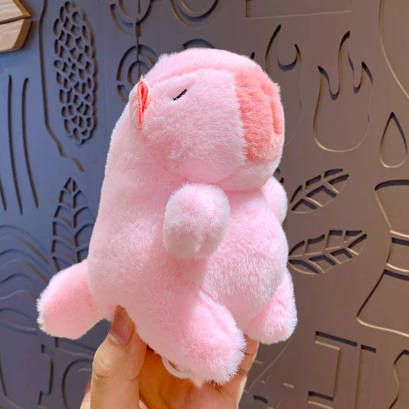 Plush Kabibala Wagging Tail-Pink