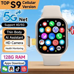 Montre connectée e-commerce 4G/5G de haute qualité 2026 avec carte SIM, 128 Go, écran <span class=keywords><strong>2</strong></span>,06 pouces, surveillance de la fréquence cardiaque, de l'oxygène sanguin et du sommeil - Product Image 2