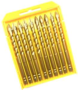 Meilleures ventes 2026 : Forets hélicoïdaux à plaquettes en carbure de tungstène pour le perçage du verre, des carreaux, du béton, de la porcelaine et de la céramique - Product Image 3