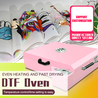 Four DTF de haute qualité 30cm A3 rose personnalisé Machine de cuisson par sublimation par transfert de chaleur